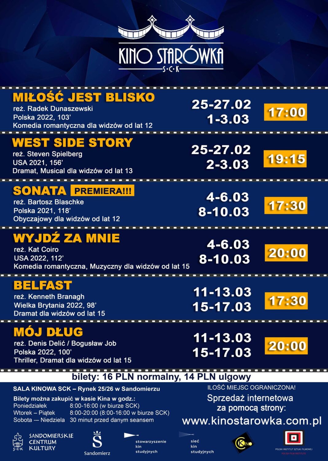 Nowe premiery filmowe. Zobacz repertuar kina „Starówka” w Sandomierzu