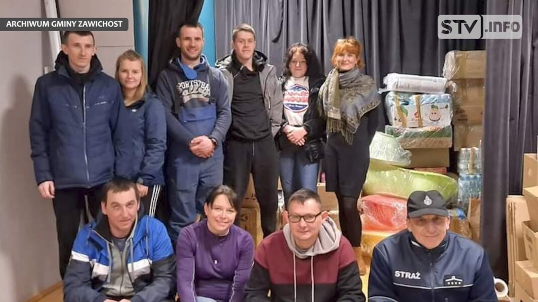 W gminie Zawichost ruszyła lawina pomocy Ukraińcom. „Mieszkańcy test na solidarność zdali wzorowo”