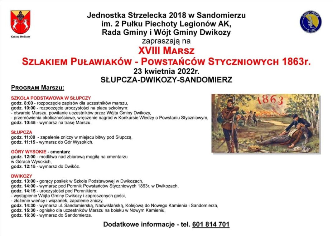 Po raz osiemnasty pomaszerują szlakiem Puławiaków