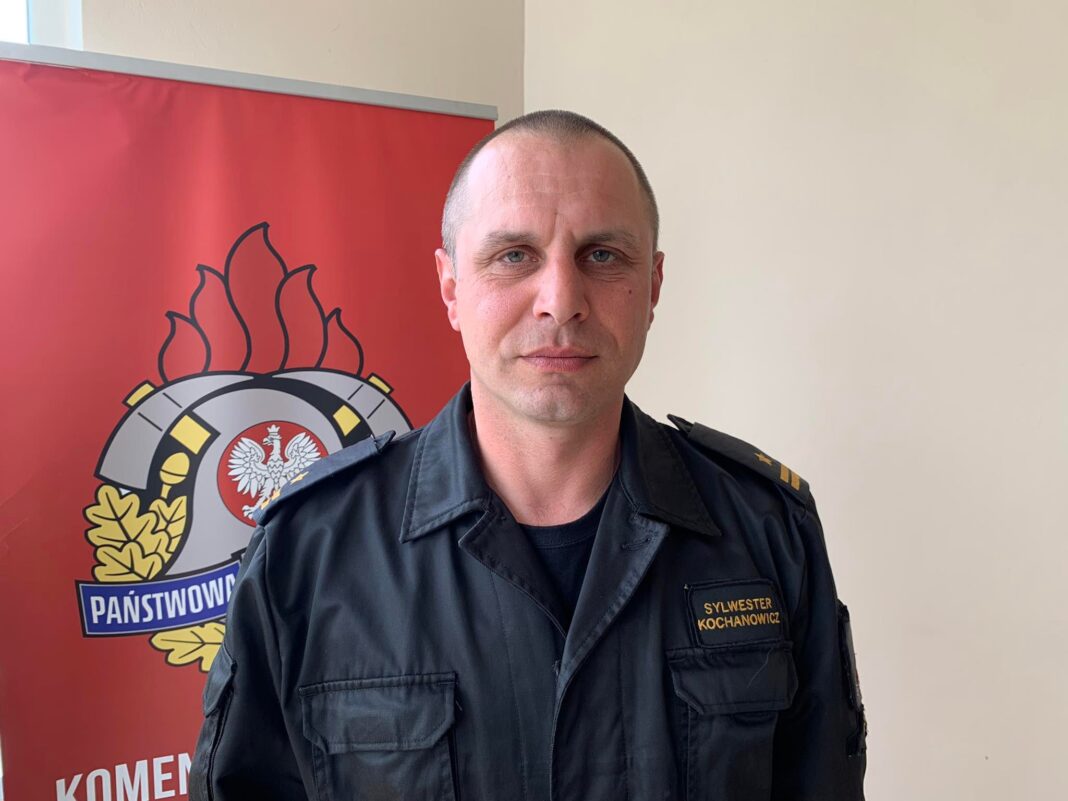 Awans szefa opatowskich strażaków. Sylwester Kochanowicz otrzymał wyższy stopień
