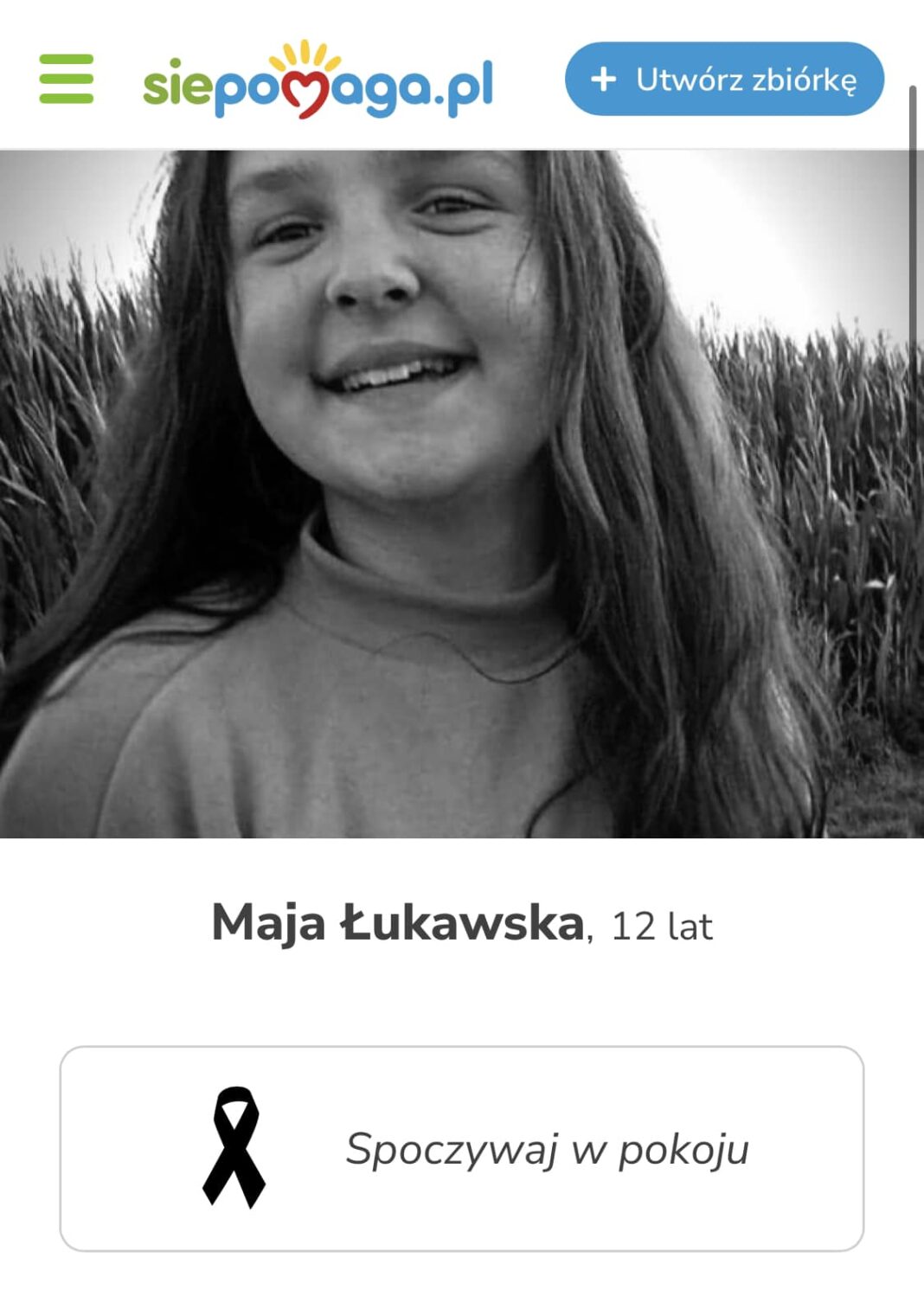 Nie żyje 12 – letnia Maja, ranna w wypadku w Wojciechowicach