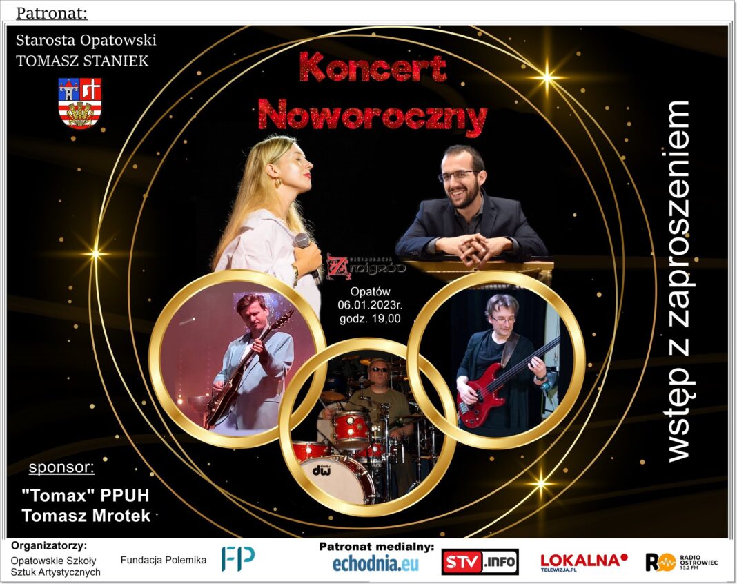 Żmigród pełen jazzu. Niezwykły koncert noworoczny w piątek w Opatowie