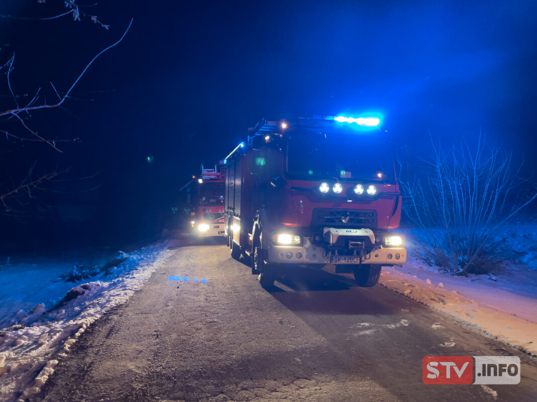 Płoną sadze w Piotrowicach