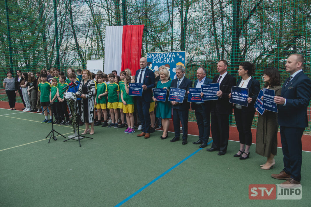Prawie 30 mln zł na inwestycje sportowe. Anna Krupka podsumowała 7 lat rządowego wsparcia