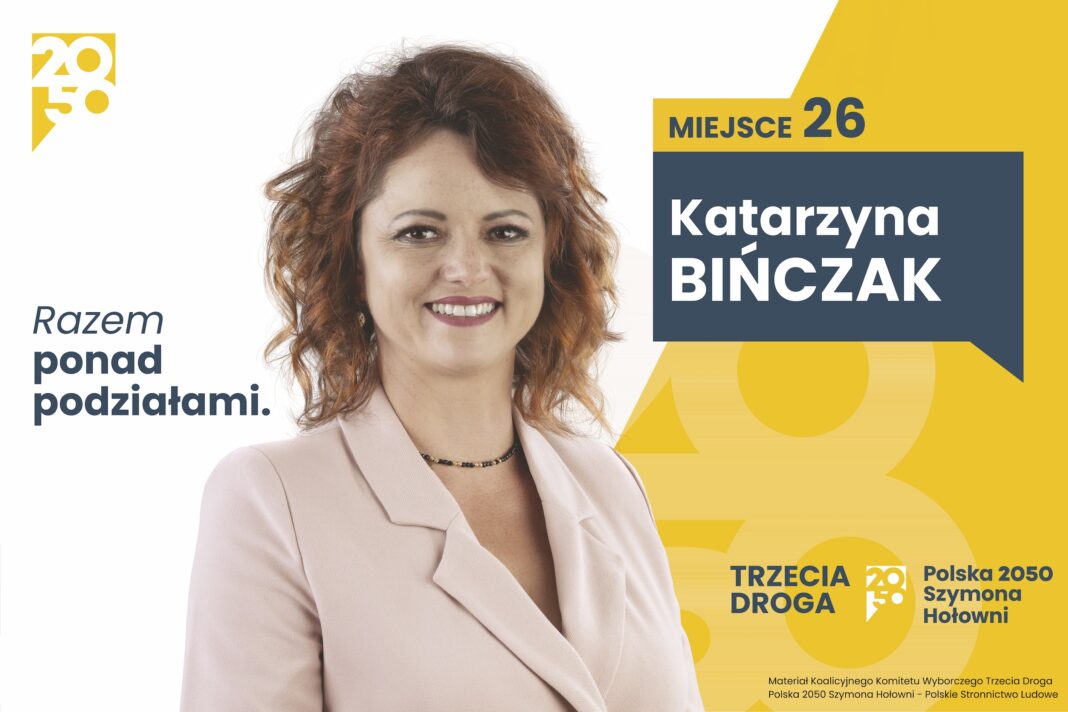 Katarzyna Bińczak kandydatka Trzeciej Drogi na posłankę