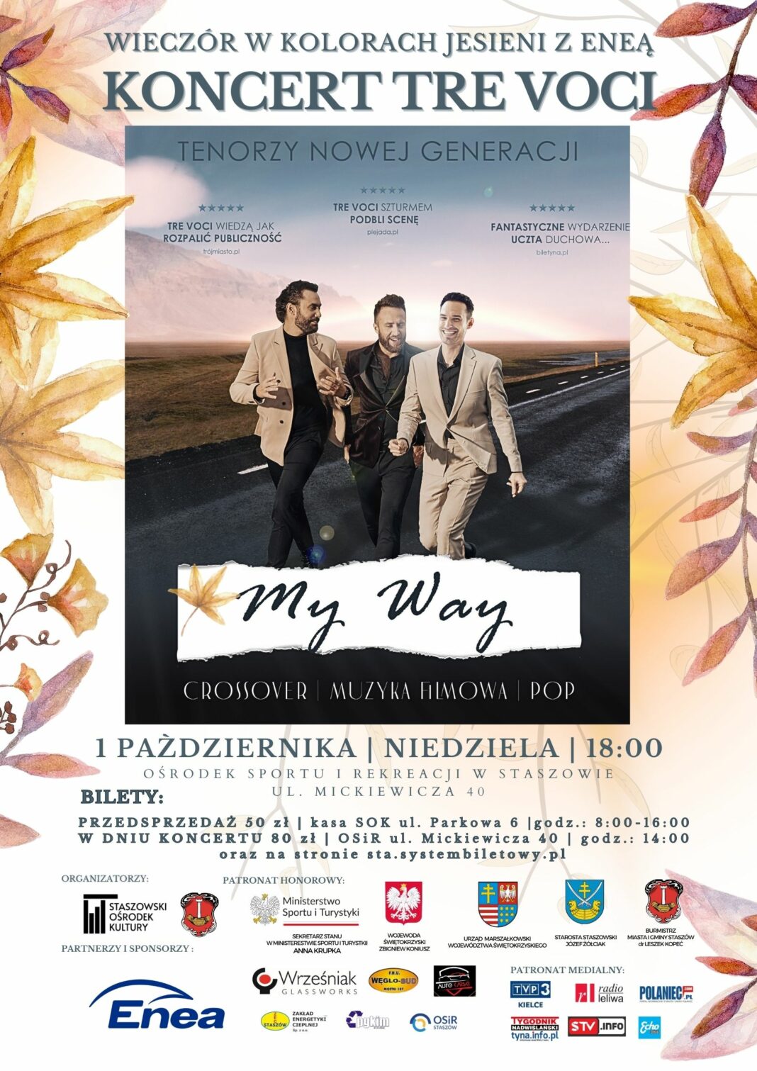 Klasyka, elegancja, niezwykłe głosy i duża dawka humoru. SOK zaprasza na koncert Tre Voci