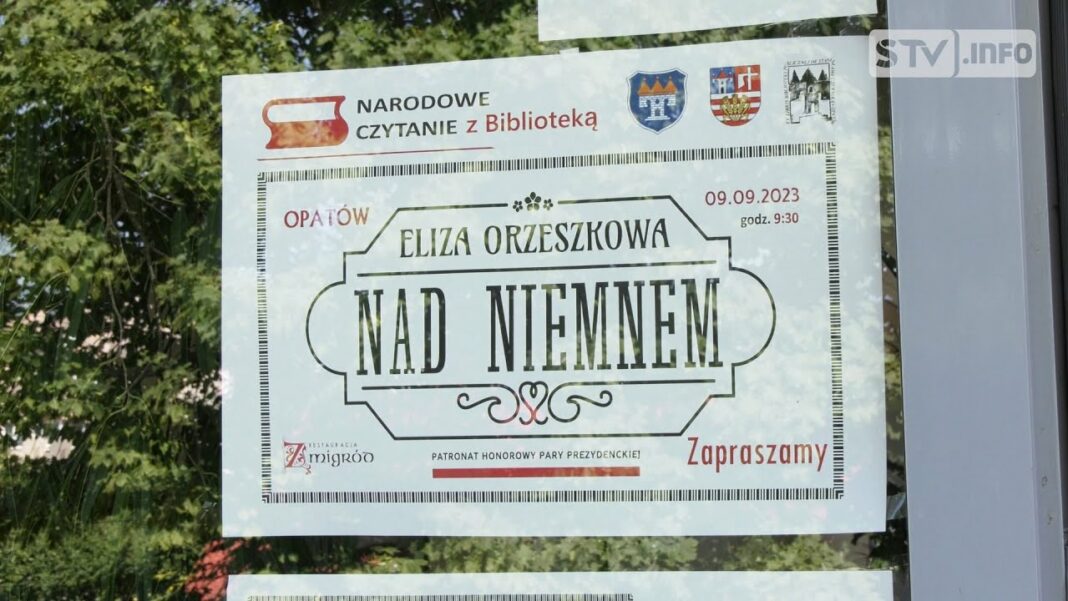 Opatowska Książnica zaprasza. „Nad Niemnem” wybrzmi w Żmigrodzie