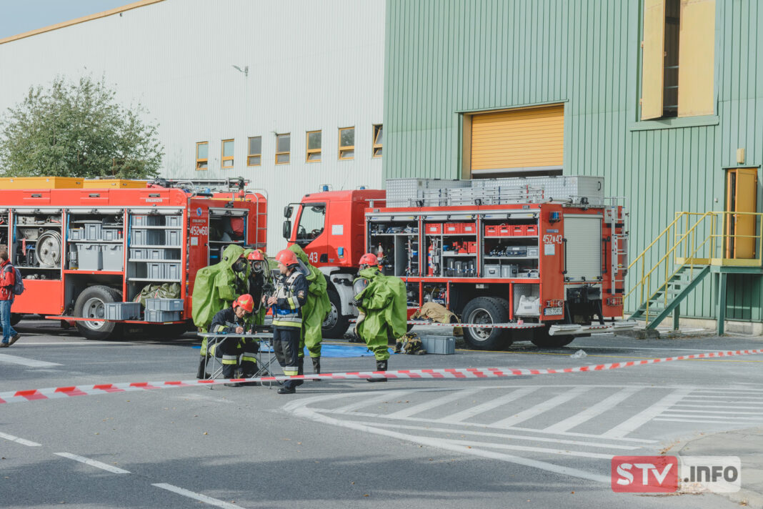 Atak terrorystyczny i policyjne Black Hawki nad hutą szkła w Sandomierzu