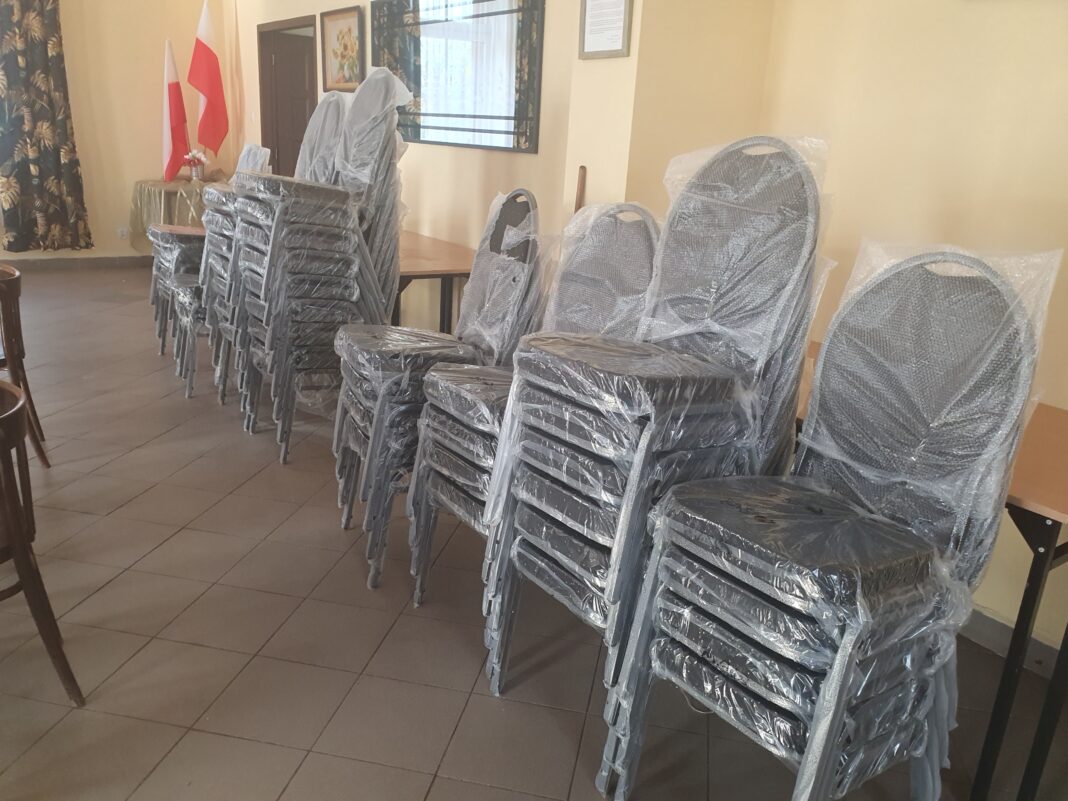 Gmina Klimontów doposaża wiejskie świetlice w niezbędny sprzęt