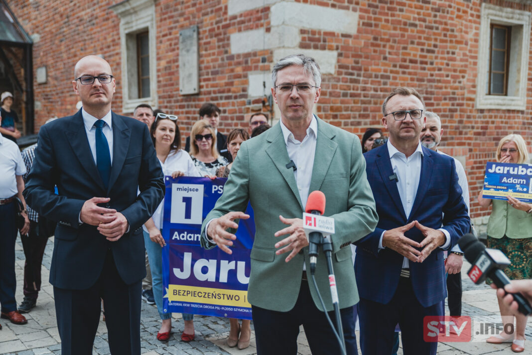 Adam Jarubas w Sandomierzu zachęcał do udziału w eurowyborach. Mówił o bezpieczeństwie Polski