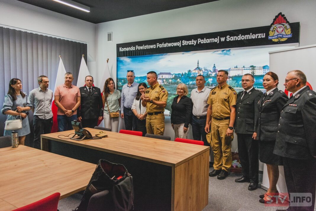 Mołdawianie gościli w Zawichoście. Strażacy dzielili się doświadczeniami