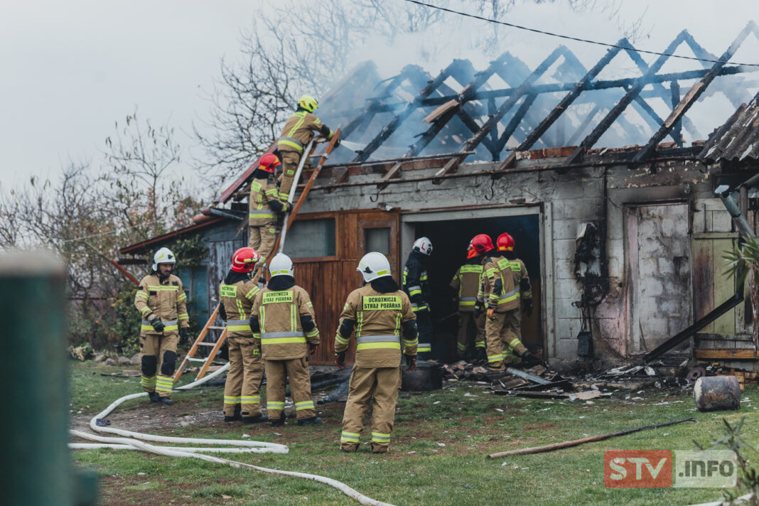 Pożar budynku w Janowicach. Wybuchł gaz