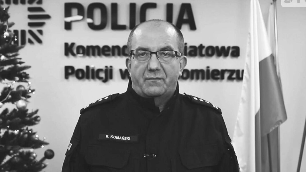 Nie żyje inspektor Ryszard Komański – szef sandomierskiej policji