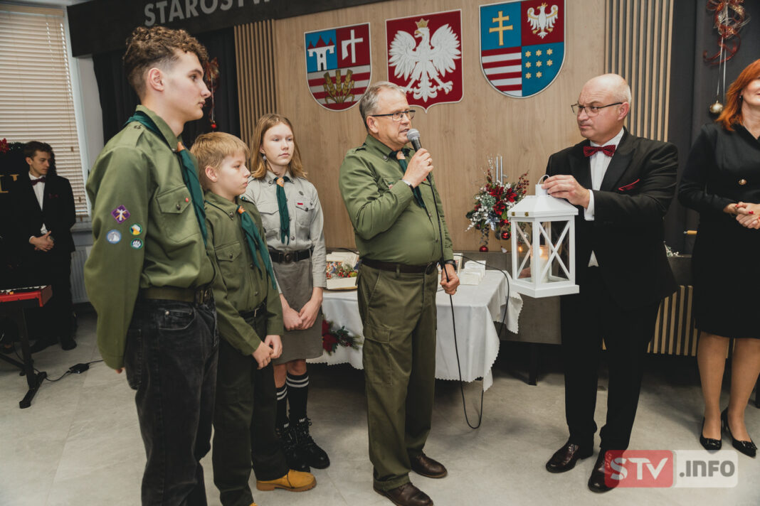 Opłatek u starosty opatowskiego. Przedstawiciele różnych środowisk składali świąteczne życzenia