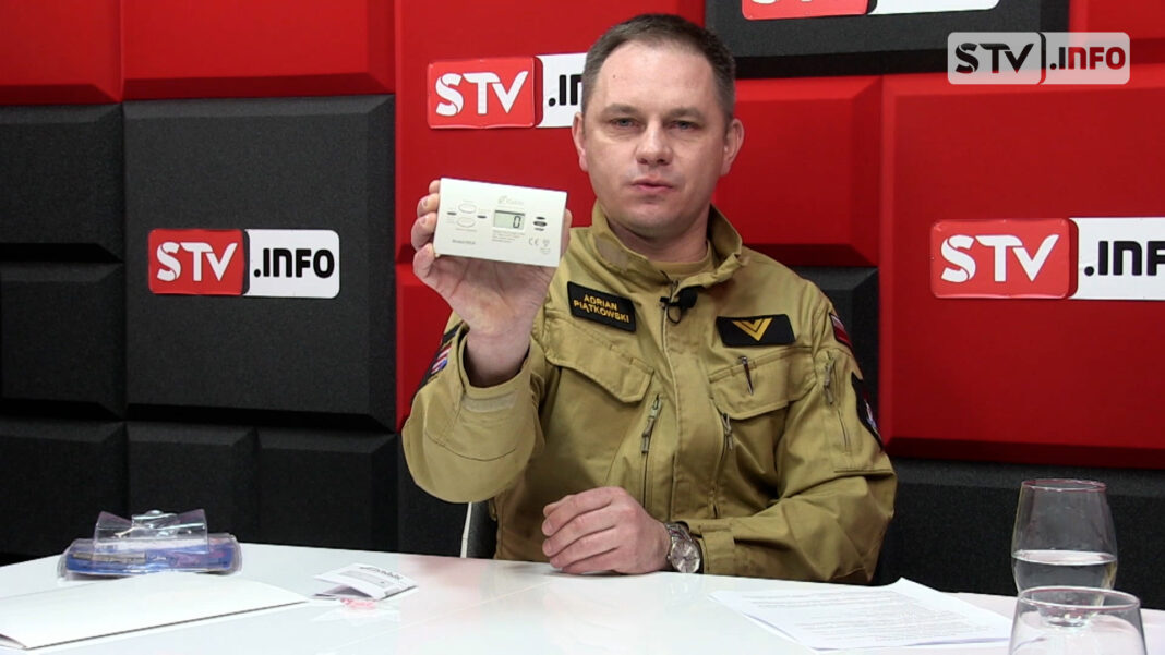 #infoTEMAT: ogn. Adrian Piątkowski: Czujka czadu kosztuje niewiele, a ratuje bezcenne życie