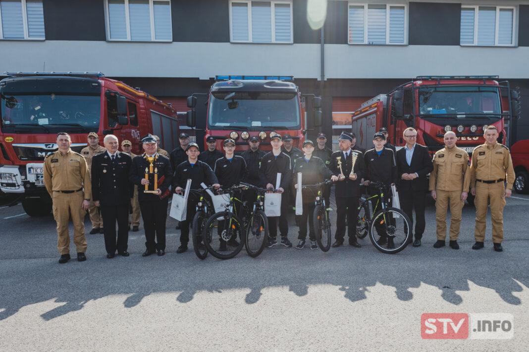 Druhowie MDP ze Skotnik nagrodzeni za II miejsce w Polsce. Rowery od starosty