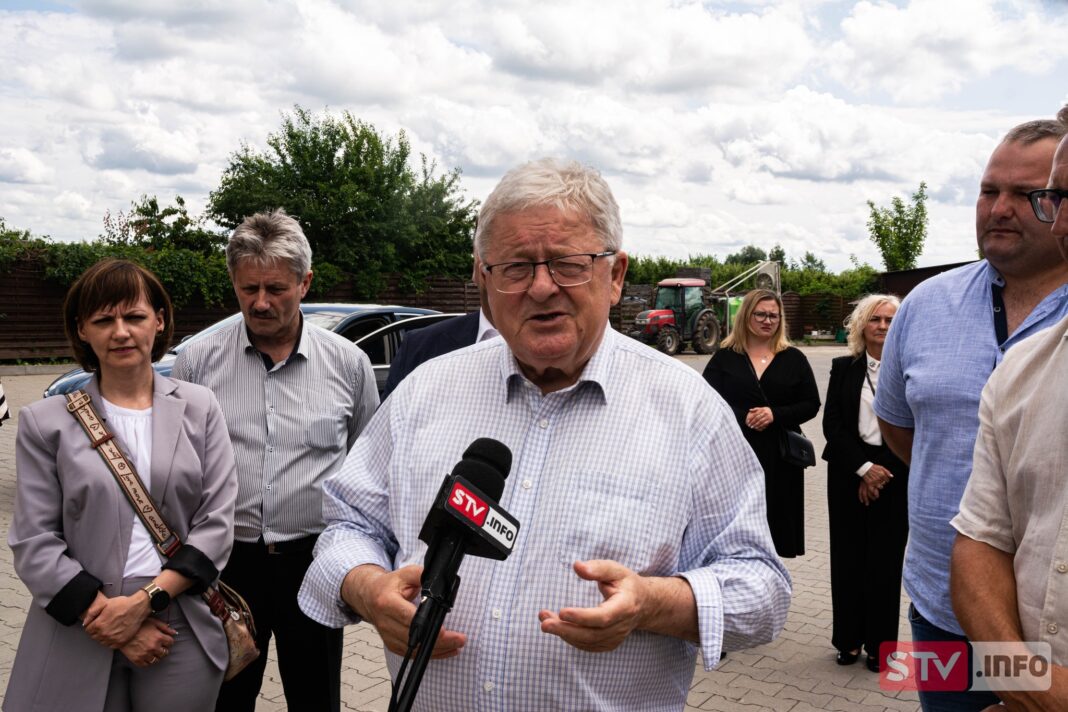Konferencja ministra rolnictwa Czesława Siekierskiego