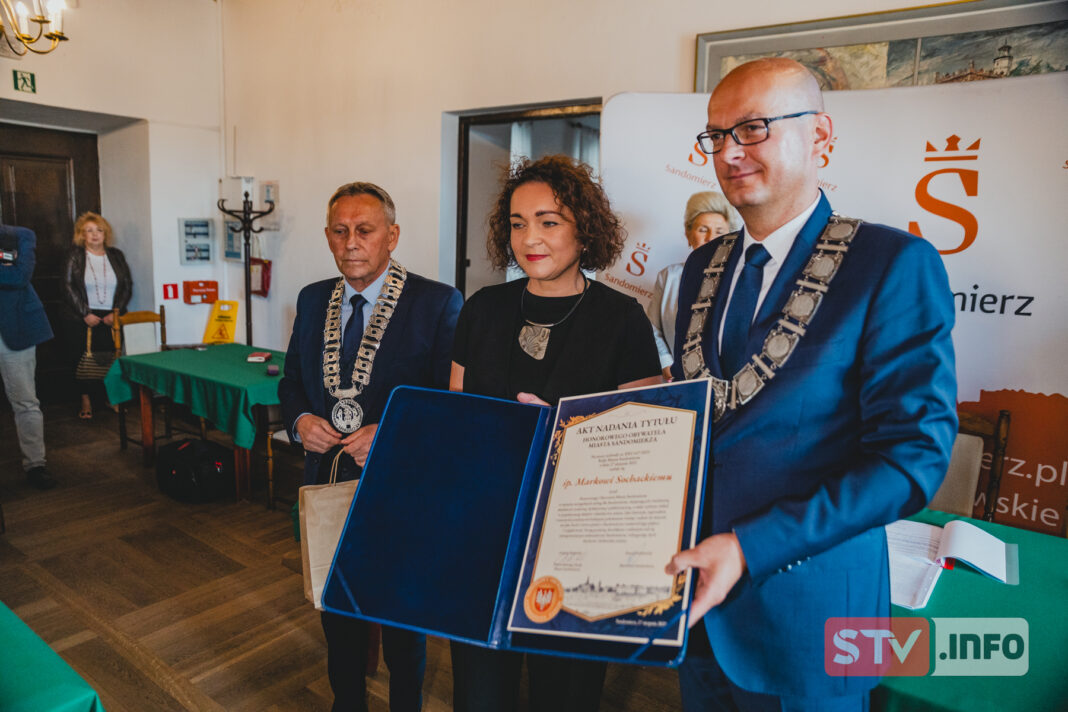Marek Sochacki Honorowym Obywatelem Sandomierza. Uchwała przez aklamację