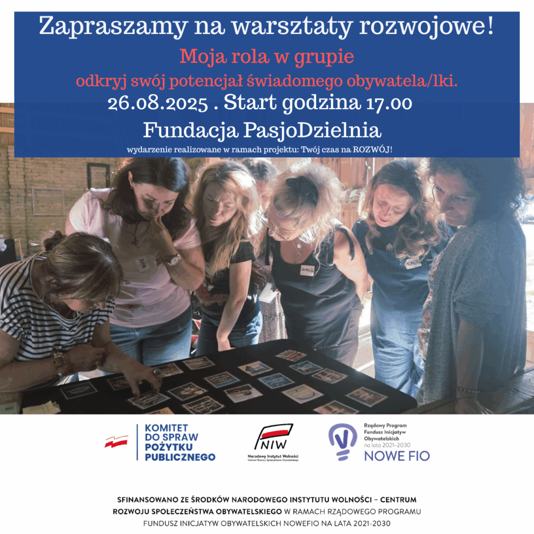 Warsztaty rozwojowe w Fundacji PasjoDzielnia!