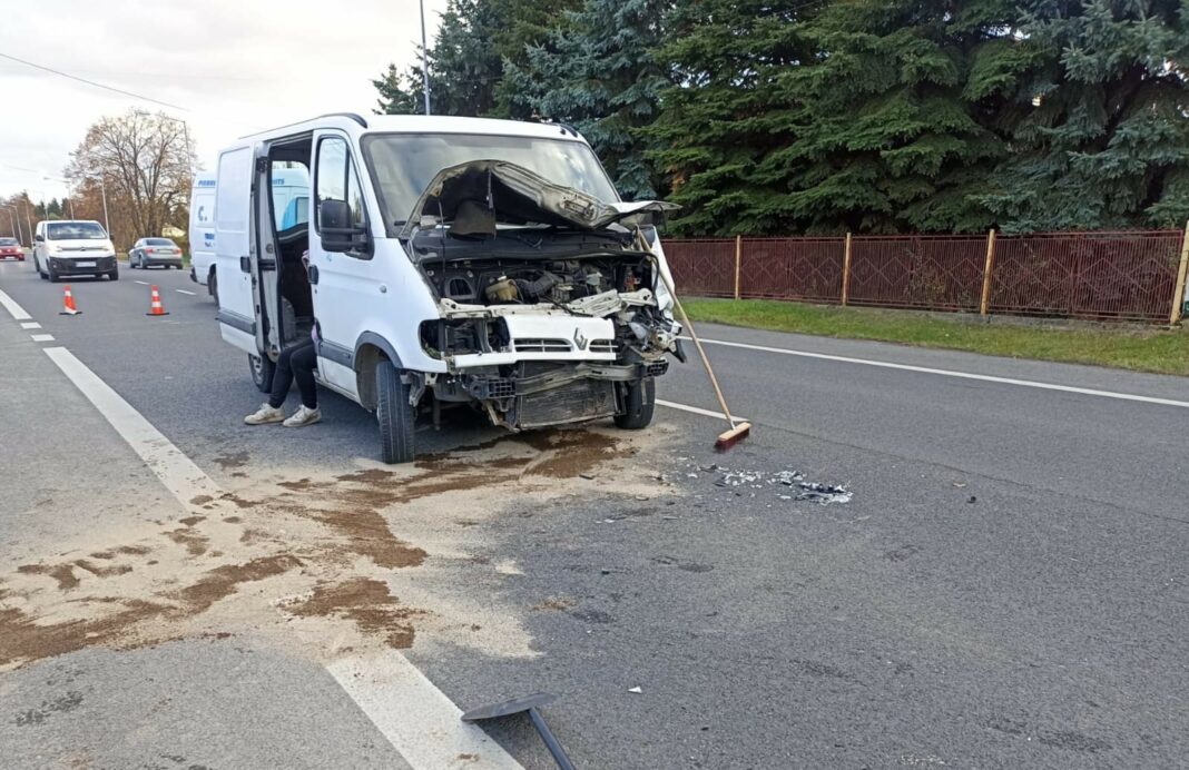 Stłuczka w Milczanach. Ucierpiały tylko samochody
