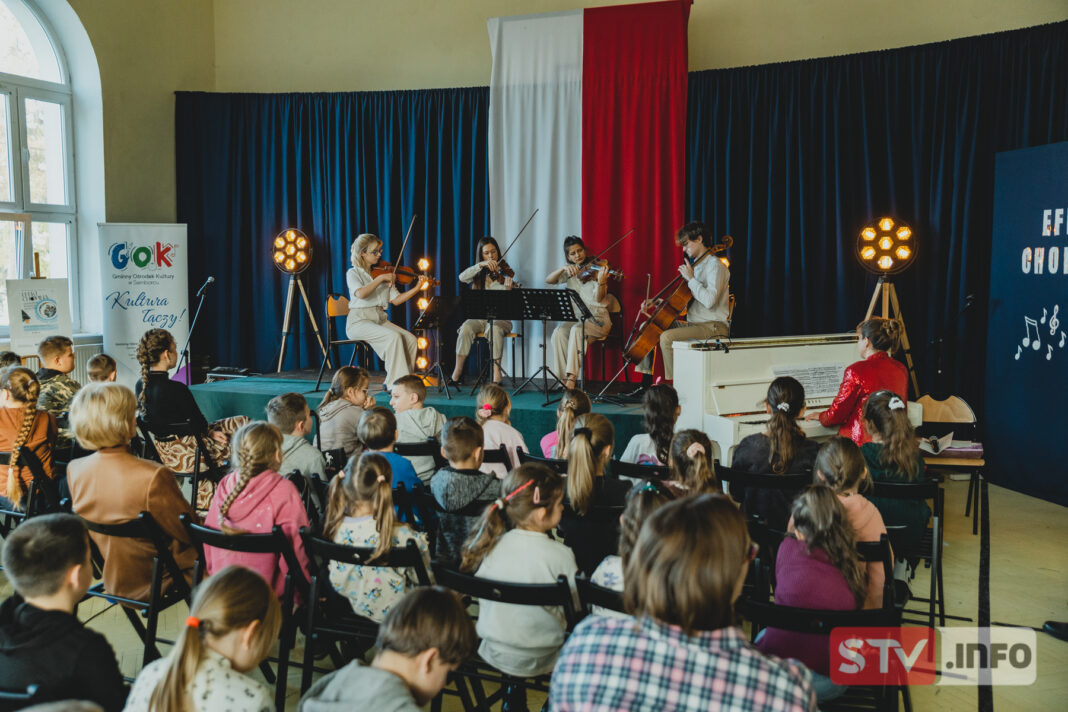 Mzyka klasyczna wybrzmiała w Chobrzanach. Edukacja i zabawa