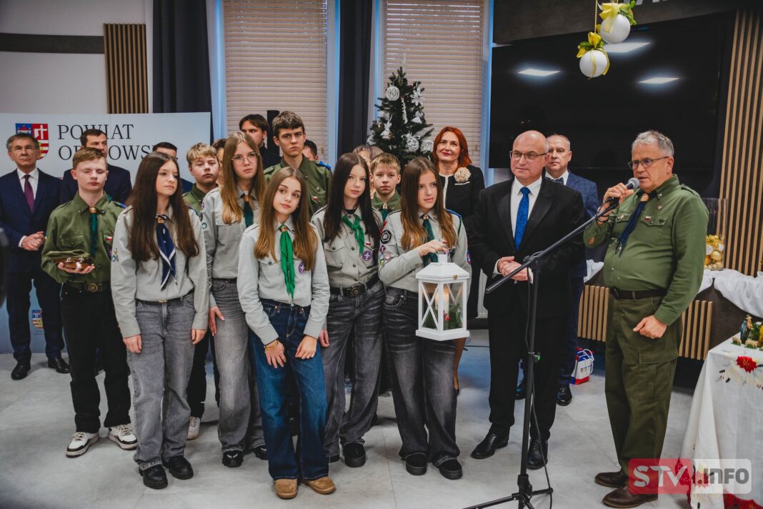 Opłatek u opatowskiego starosty. Uroczystość zgodnie z tradycją