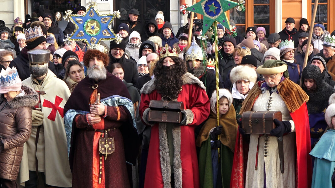 Trzy orszaki w Sandomierzu. Kulminacja była na Starówce