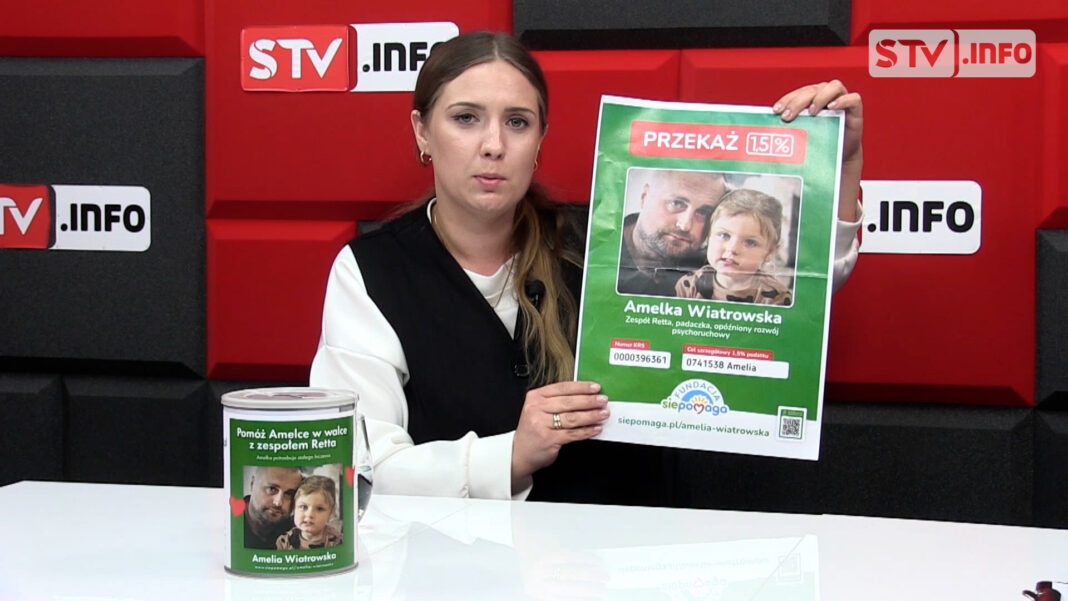 #infoTEMAT. Karolina Wiatrowska: Każdego dnia walczymy o sprawność naszej córeczki Amelki