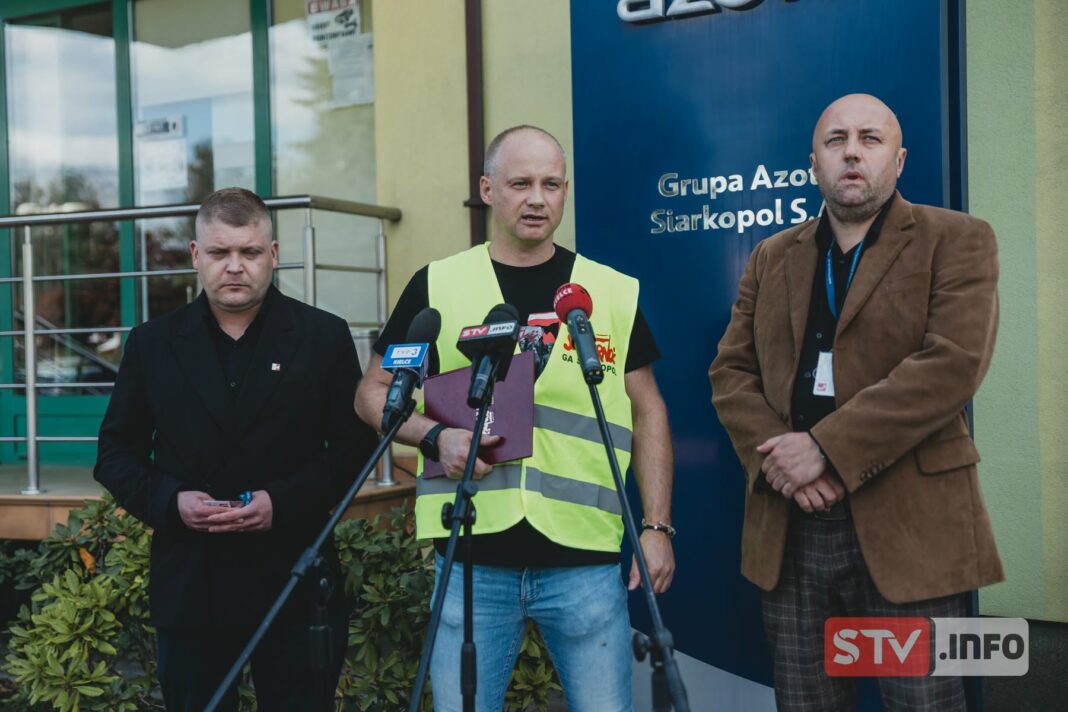 Związkowcy z „Siarkopolu” rozmawiali z prezesem Grupy Azoty. Grożą strajkiem Związkowcy z „Siarkopolu” rozmawiali z prezesem Grupy Azoty. Grożą strajkiem